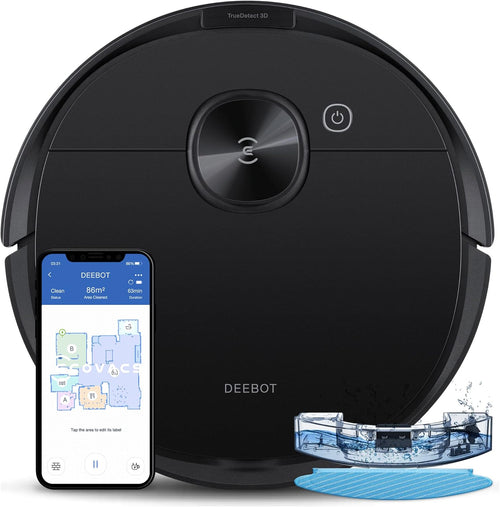 Robot Vacuum Mop 2600Pa LiDAR Mapping WiFi Smart Auto Clean