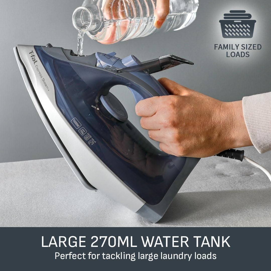 2600W Steam Iron 190g Steam Boost Durilium Soleplate Auto Off