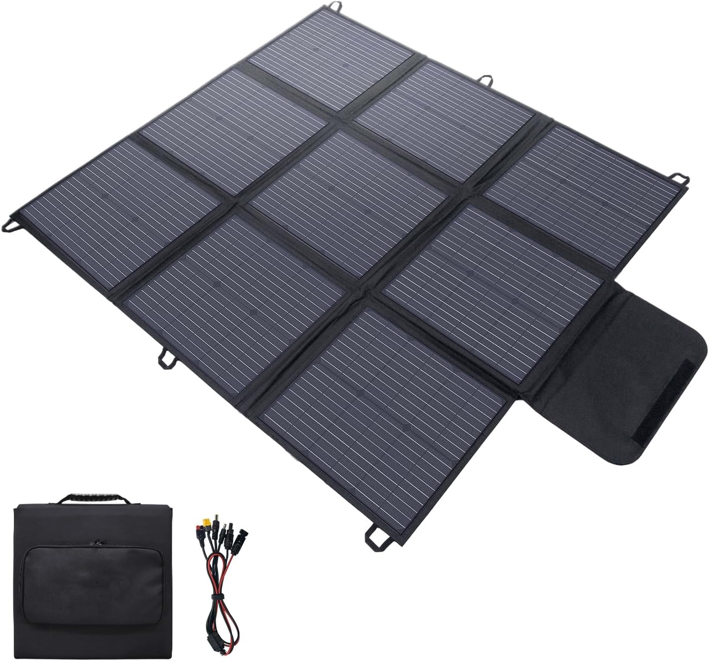 200W Portable Solar Panel Foldable MC4 Charger IP67 Camping RV