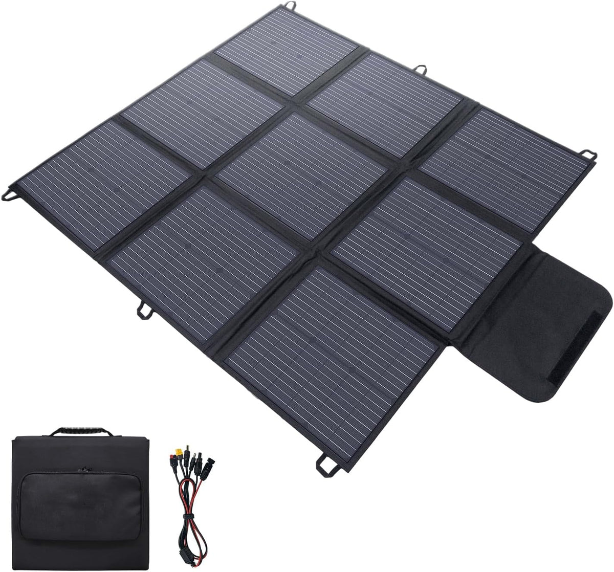 200W Portable Solar Panel Foldable MC4 Charger IP67 Camping RV