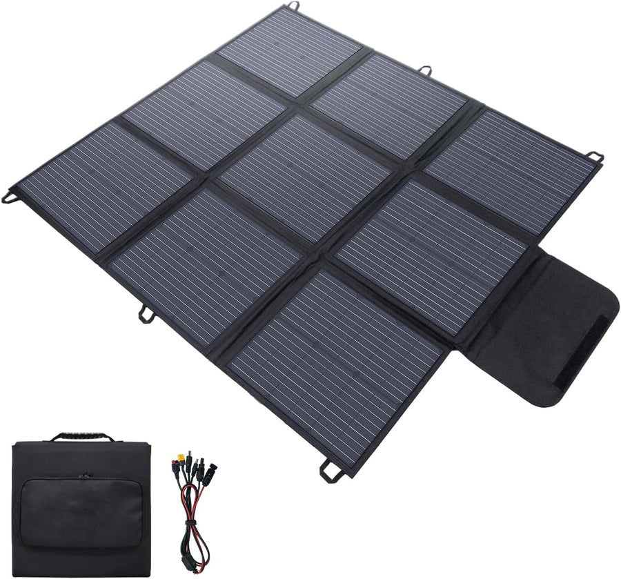 200W Portable Solar Panel Foldable MC4 Charger IP67 Camping RV