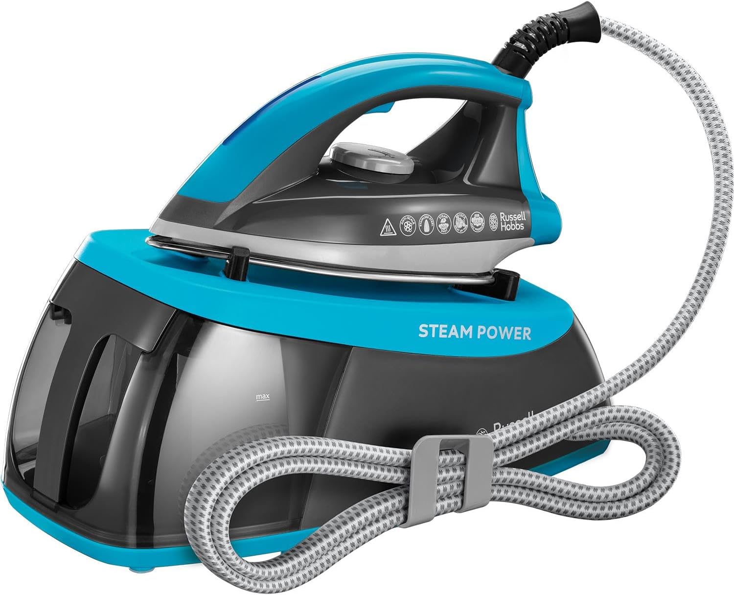 Steam Generator Iron 2400W 90g Steam 1.3L Tank 4.5 Bar Pressure
