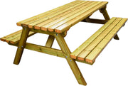 5ft Wooden A Frame Picnic Table Garden Patio Bench Set