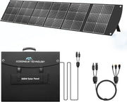 300W Foldable Solar Panel Suitcase MC4 Camping RV Charger