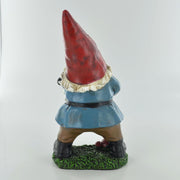 Angry Chainsaw Gnome Statue Funny Horror Garden Decor