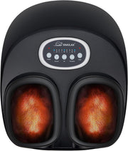 Shiatsu Foot Massager Heat Compression Vibration Deep Kneading Pain