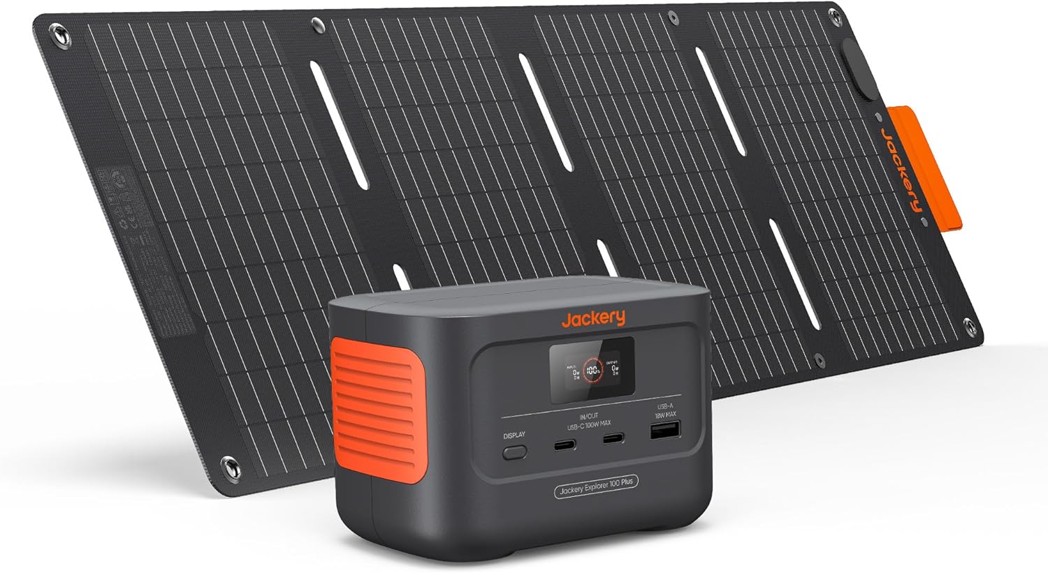 99Wh Portable Solar Generator Power Station with 40W Panel