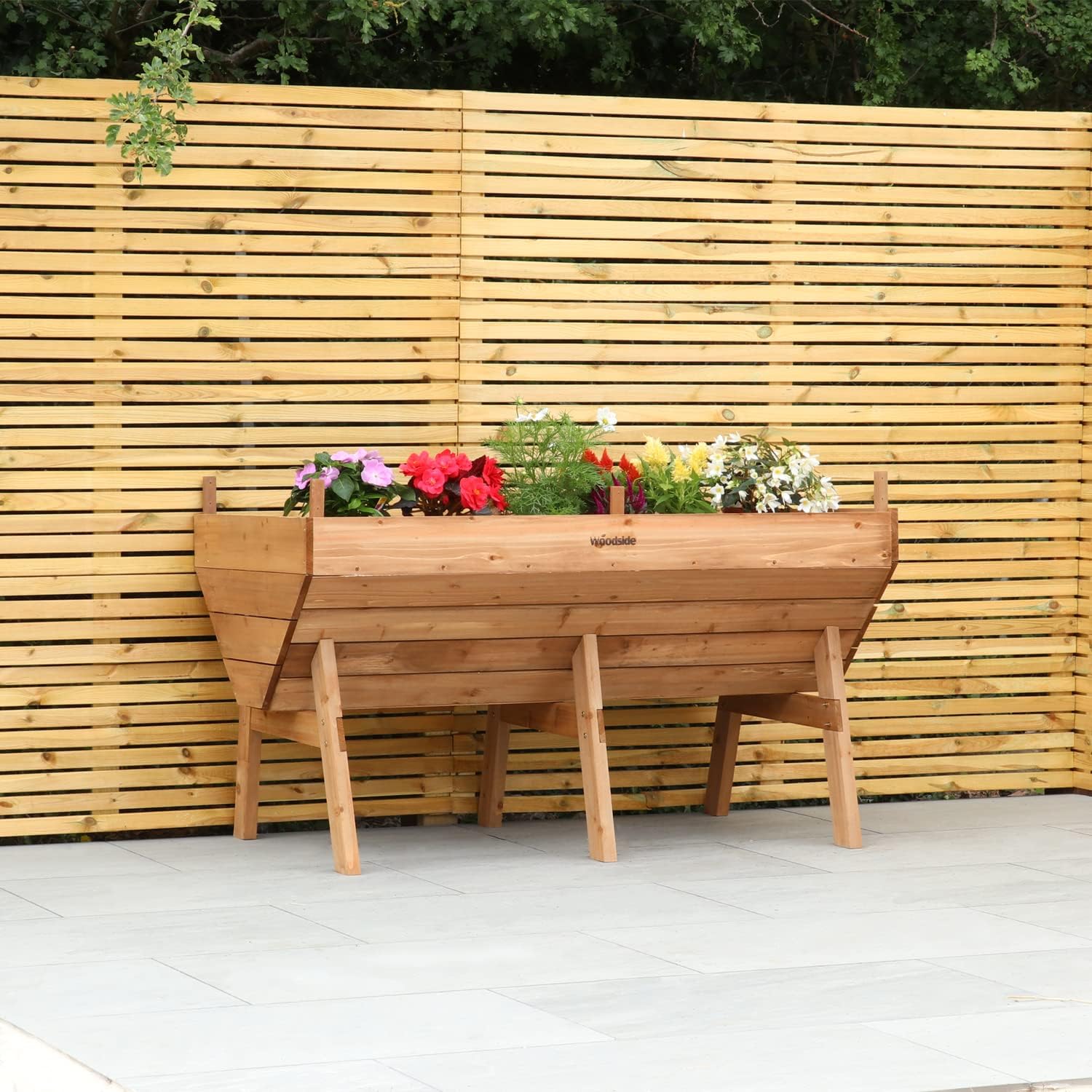 Large Raised Wooden Garden Bed 150cm Elevated Planter Box