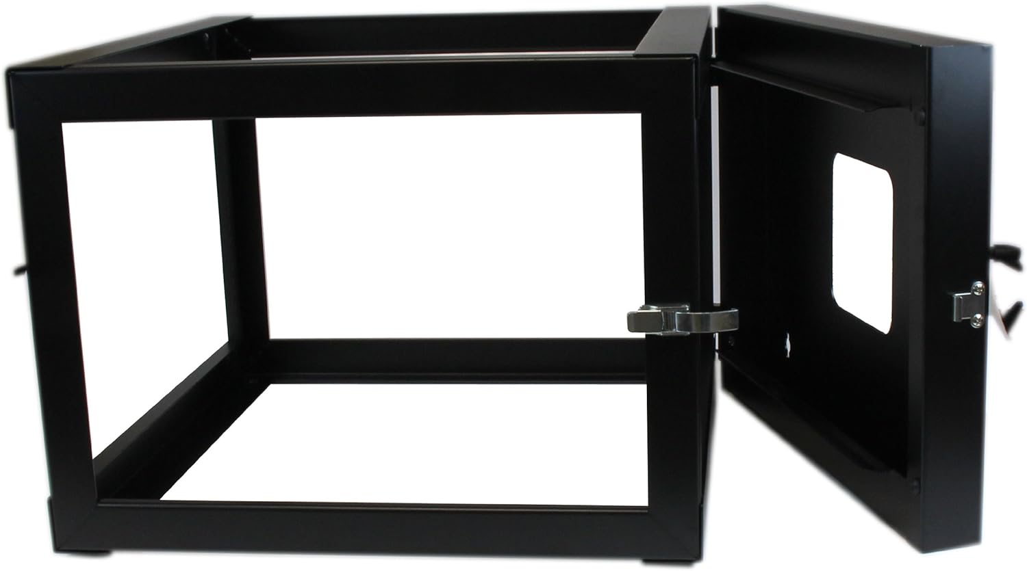 6U Hinged Wall Mount Network Rack 19 Inch 4 Post Swing Out