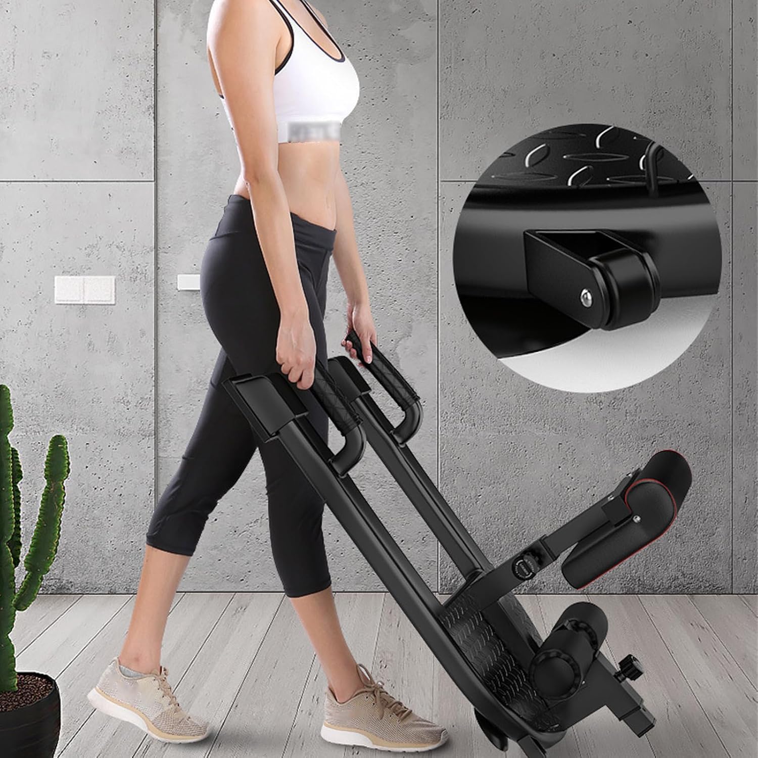 5 in 1 Squat Machine Glute Trainer Home Gym Workout Bench