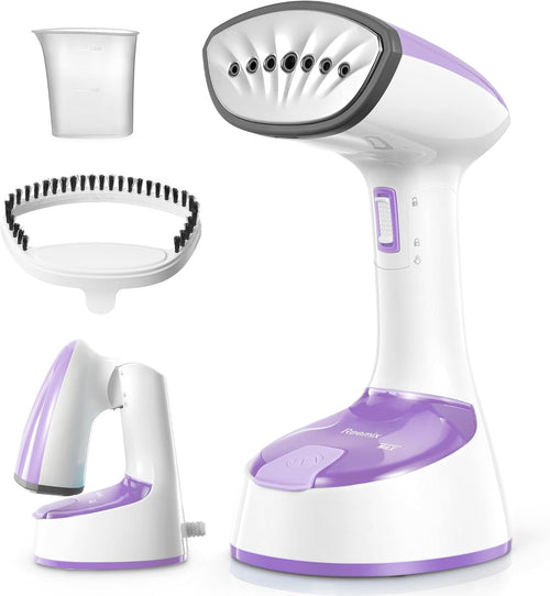 Foldable Handheld Garment Steamer 1200W 25s Heat Pink