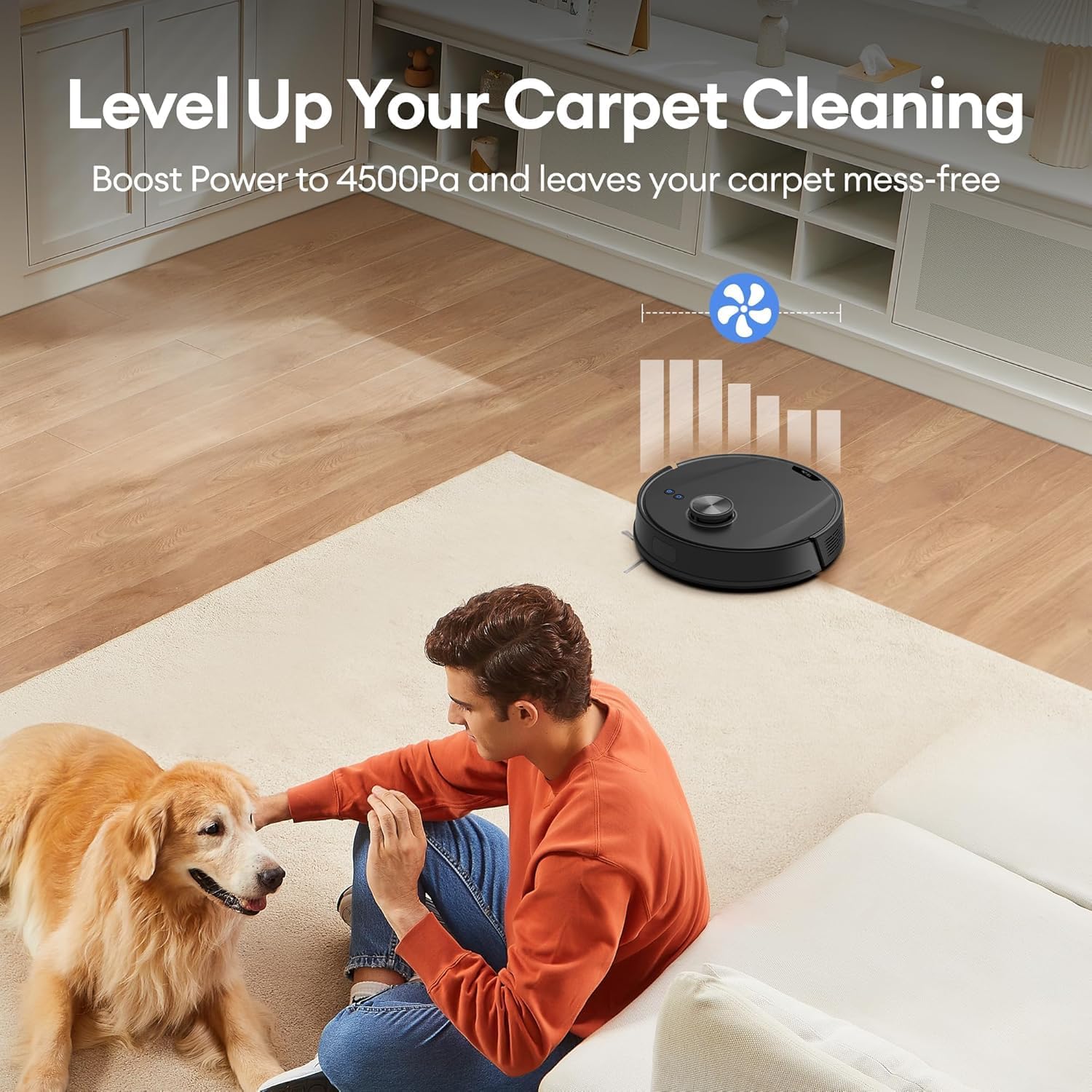 Robot Vacuum Mop Self Empty 5000Pa LiDAR Mapping WiFi Auto Clean