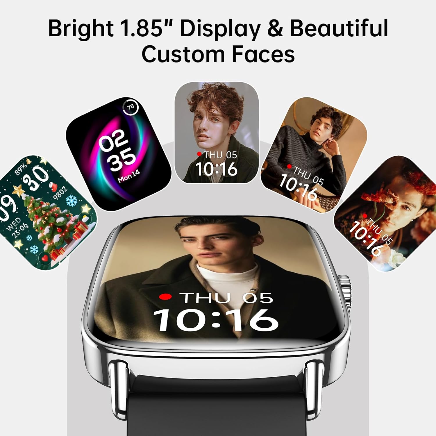 Mens Smart Watch Bluetooth Call 110 Sports IP68 Tracker