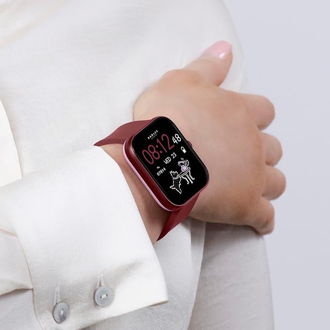 Womens Smart Watch Berry Strap Bluetooth Call 1.80