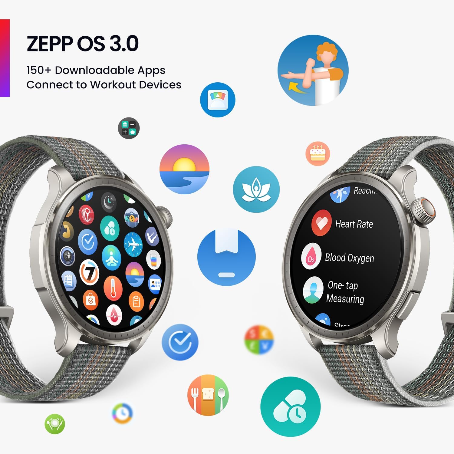 Premium AMOLED Smart Watch GPS NFC AI Coach