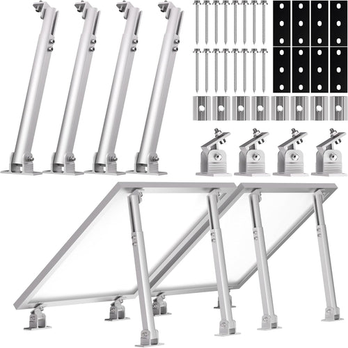 Adjustable Solar Panel Mount Bracket 2 Panel Balcony Roof Wall