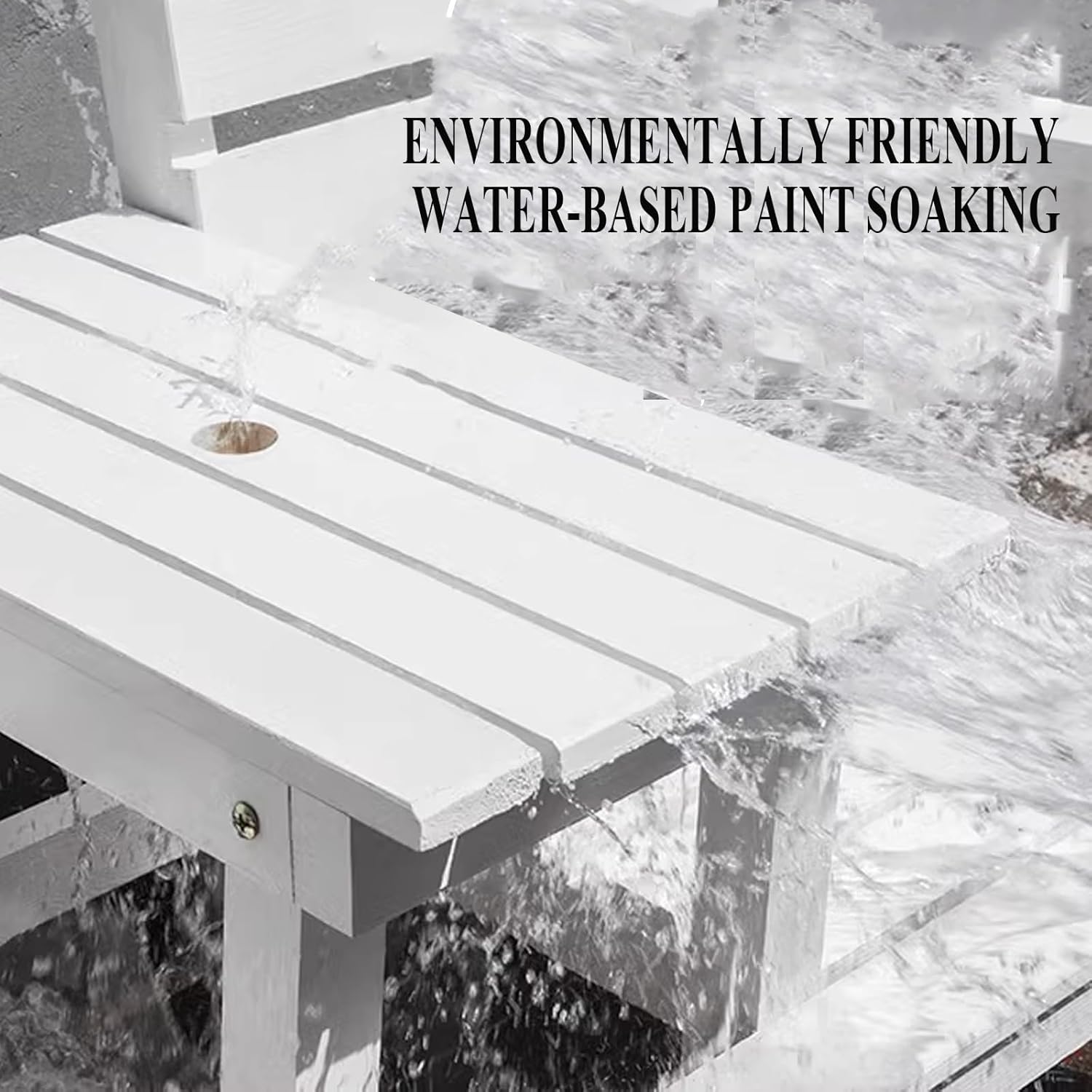 Wood Garden Bench 120cm Outdoor Patio Porch Park Seat White