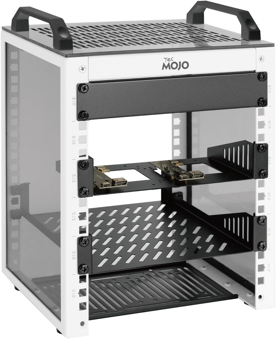 10 Inch 6U Desktop Mini Rack NAS Server Cabinet