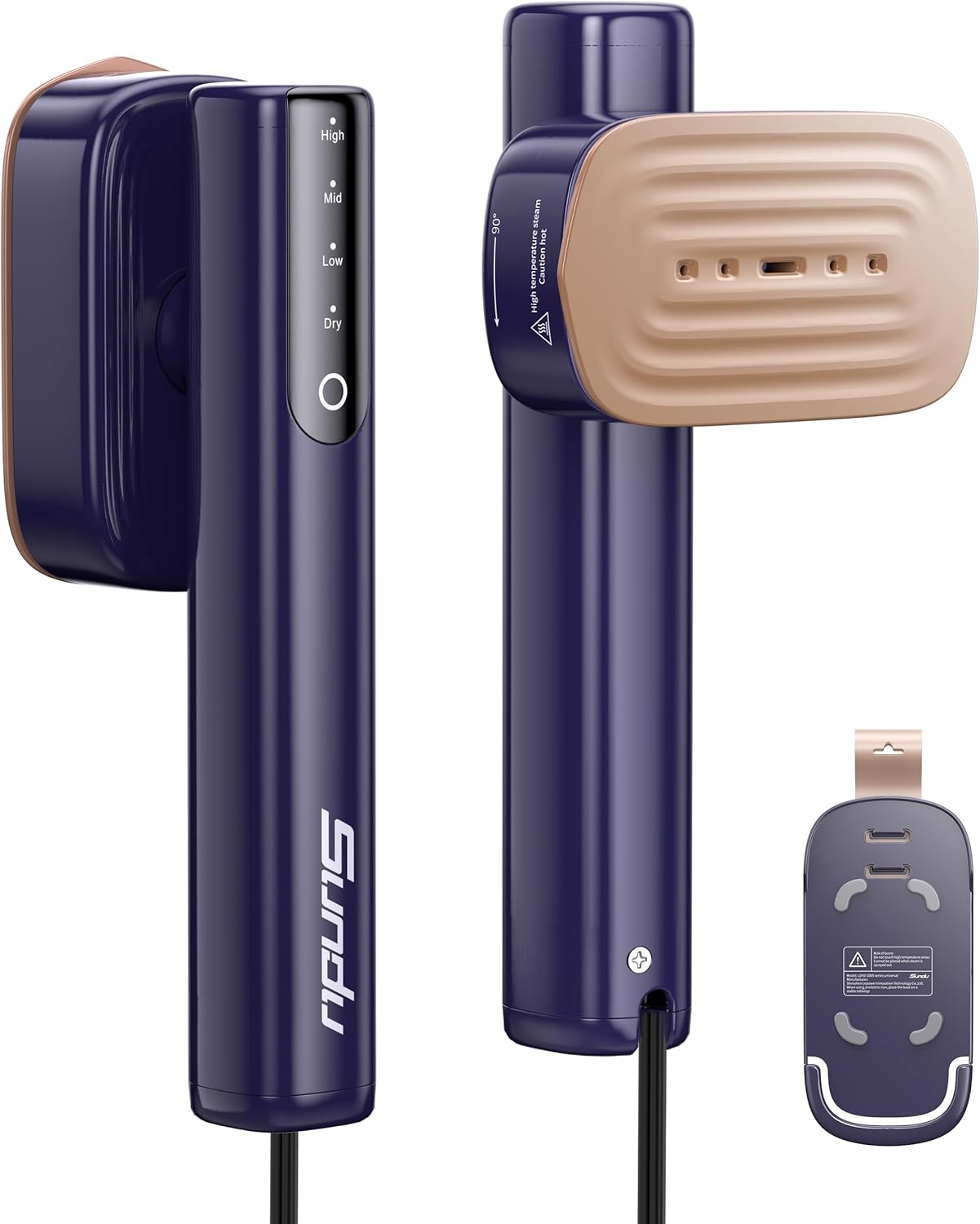Travel Clothes Steamer 2 in 1 Iron 1200W Fast Heat 3 Modes