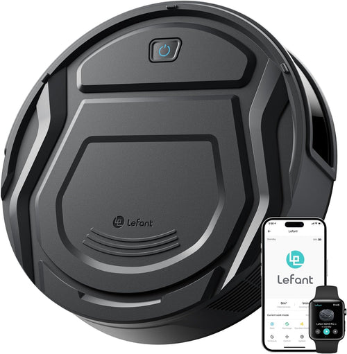 Robot Vacuum 4000Pa Slim Smart Pet Hair Cleaner WiFi