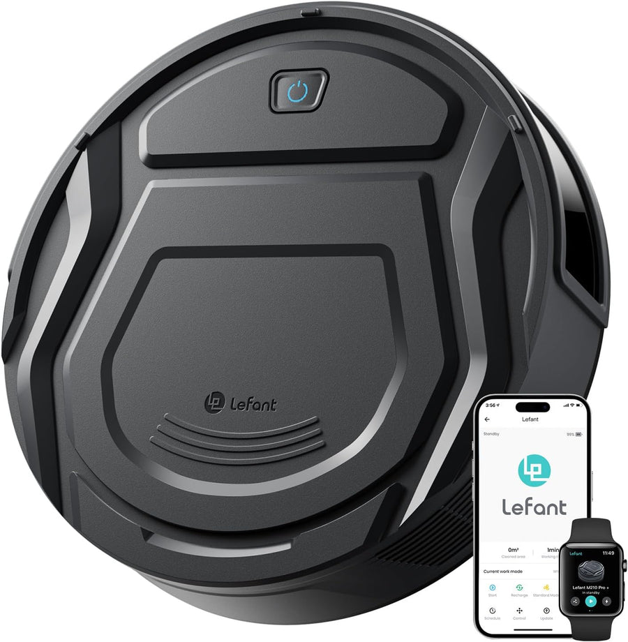 Robot Vacuum 4000Pa Slim Smart Pet Hair Cleaner WiFi