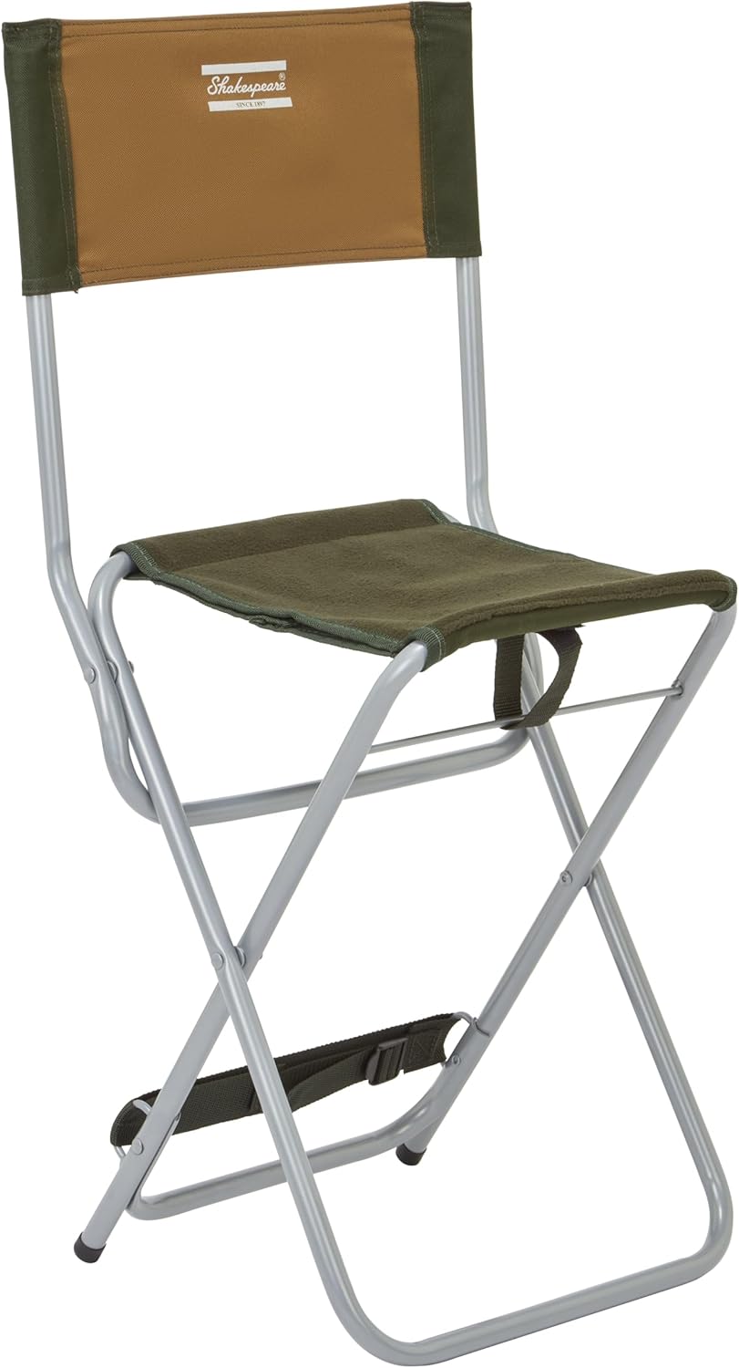 Folding Fishing Chair with Rucksack Storage Green