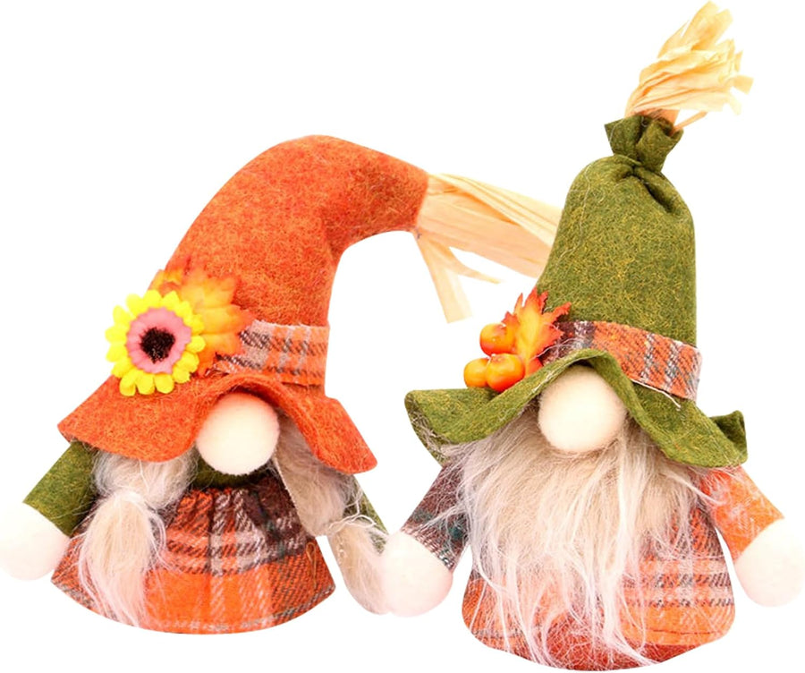 Autumn Gnome Decor Set Fall Harvest Gonk Sunflower Maple Home