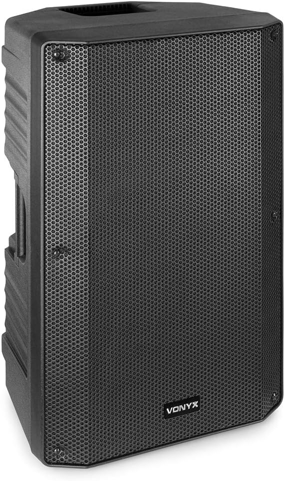 15 Inch PA Speaker System 1000W Bluetooth DJ Set Stands Kit