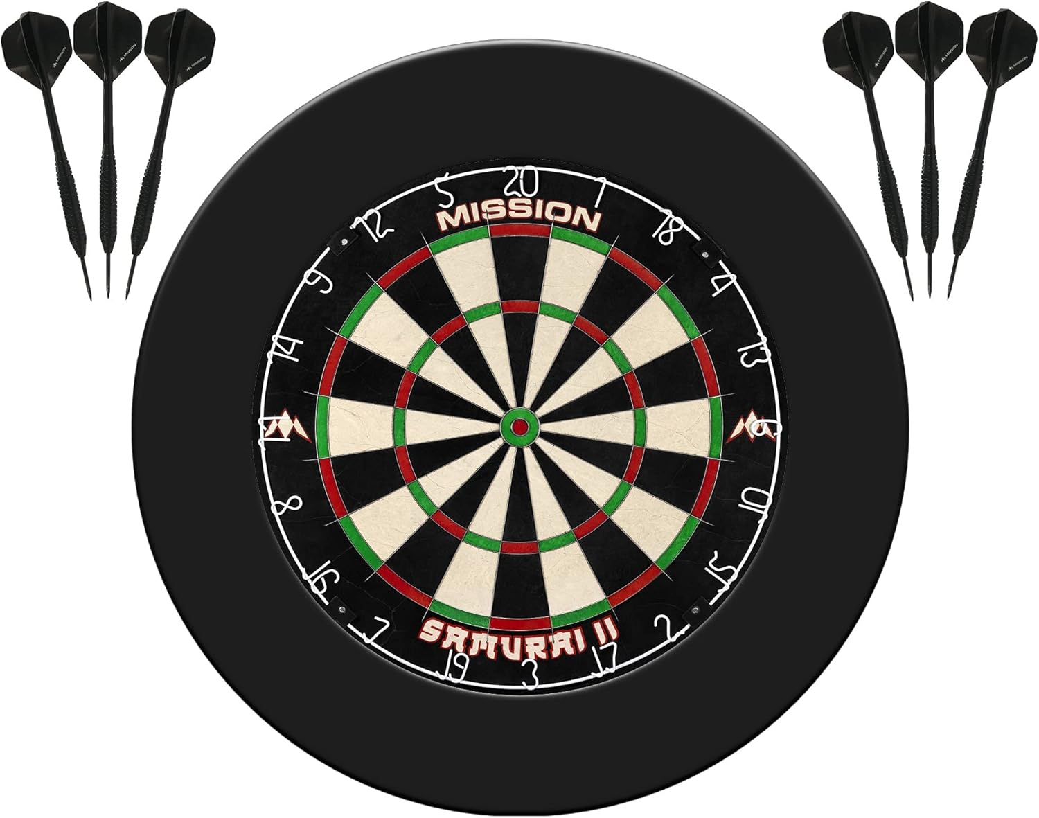 Dart Board Home Set Cabinet or Surround 2 Darts Steel Tip Kit