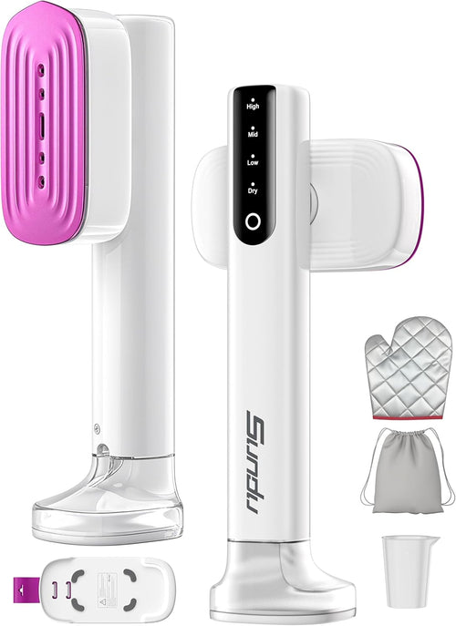 Handheld Garment Steamer 1200W Fast Heat 15s 2in1 Travel Iron