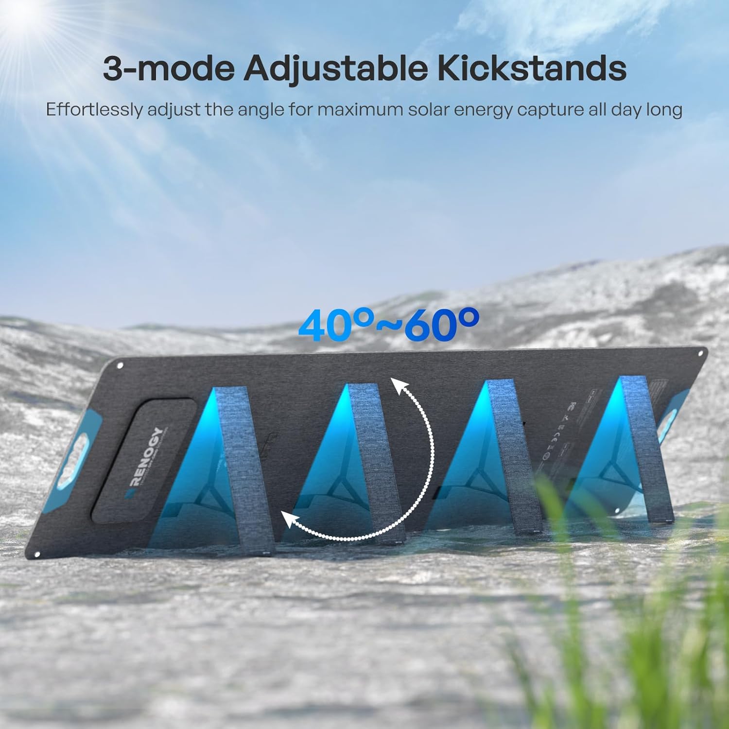 200W Portable Solar Panel Foldable 25 Efficiency USB C RV