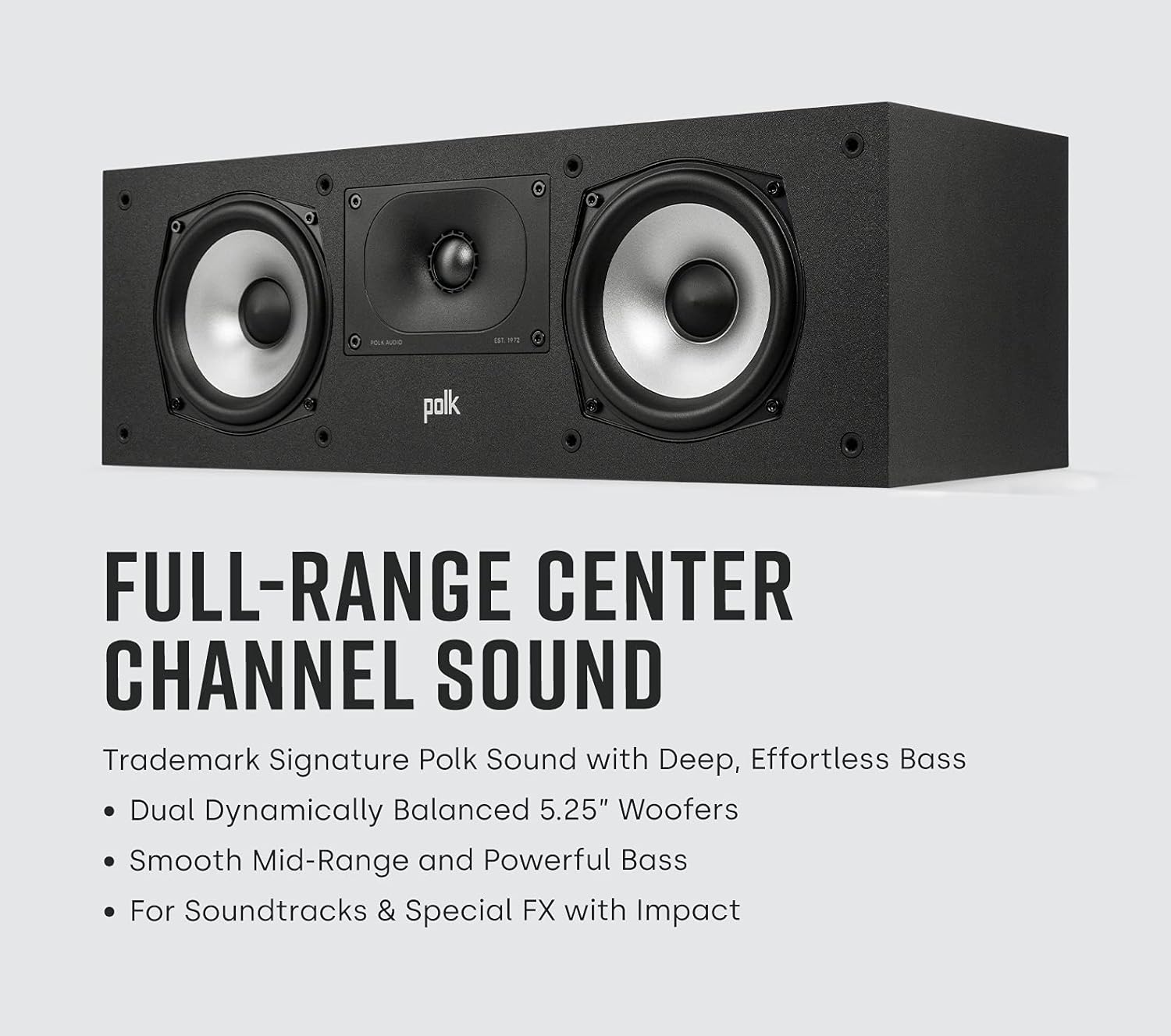Center Channel Speaker Hi Res Dolby Atmos DTS X Home Theater