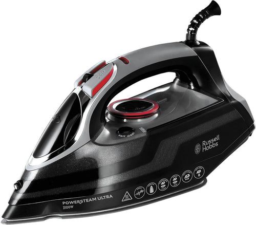 3100W Steam Iron Ceramic Soleplate 210g Boost 70g Steam 350ml