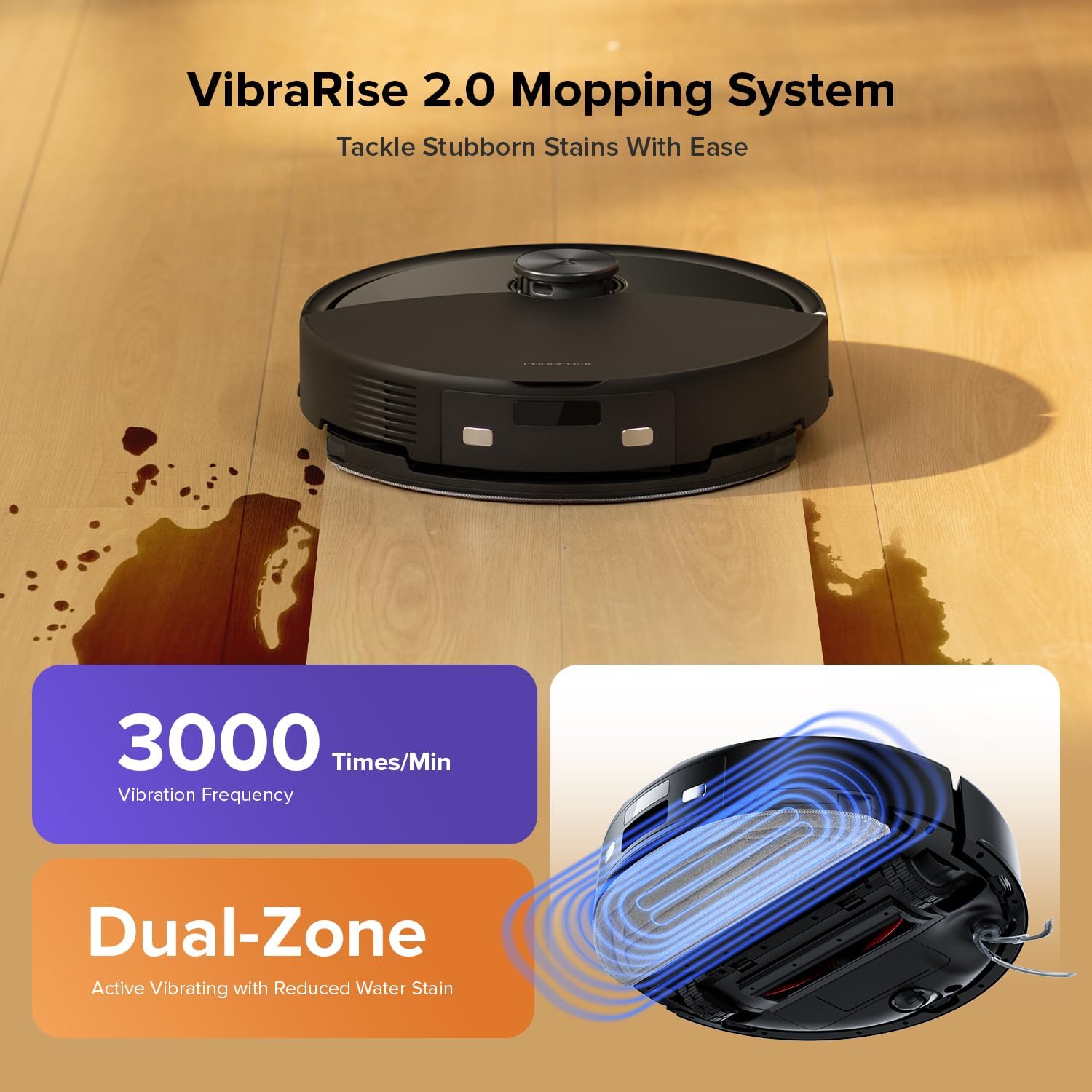 Robot Vacuum Mop 10000Pa LiDAR Auto Lift Smart Mapping