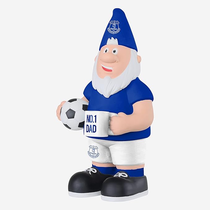 Football Dad Gnome 25cm Hand Painted Garden Statue Fan Gift