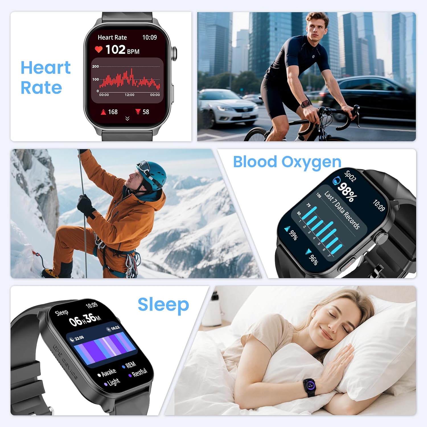 GPS Smart Watch 2.01 HD Calls 110 Sport Modes