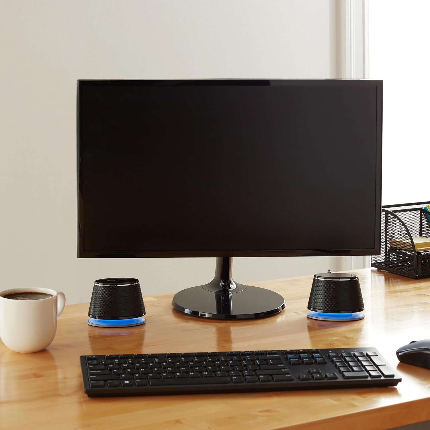 USB Powered PC Laptop Stereo Speakers 3.5mm Aux Compact