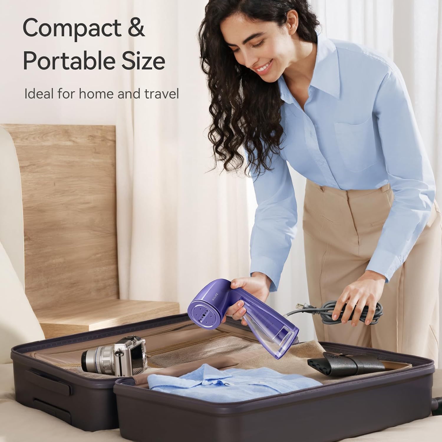 Handheld Garment Steamer 1100W 300ml Tank Fast Steam