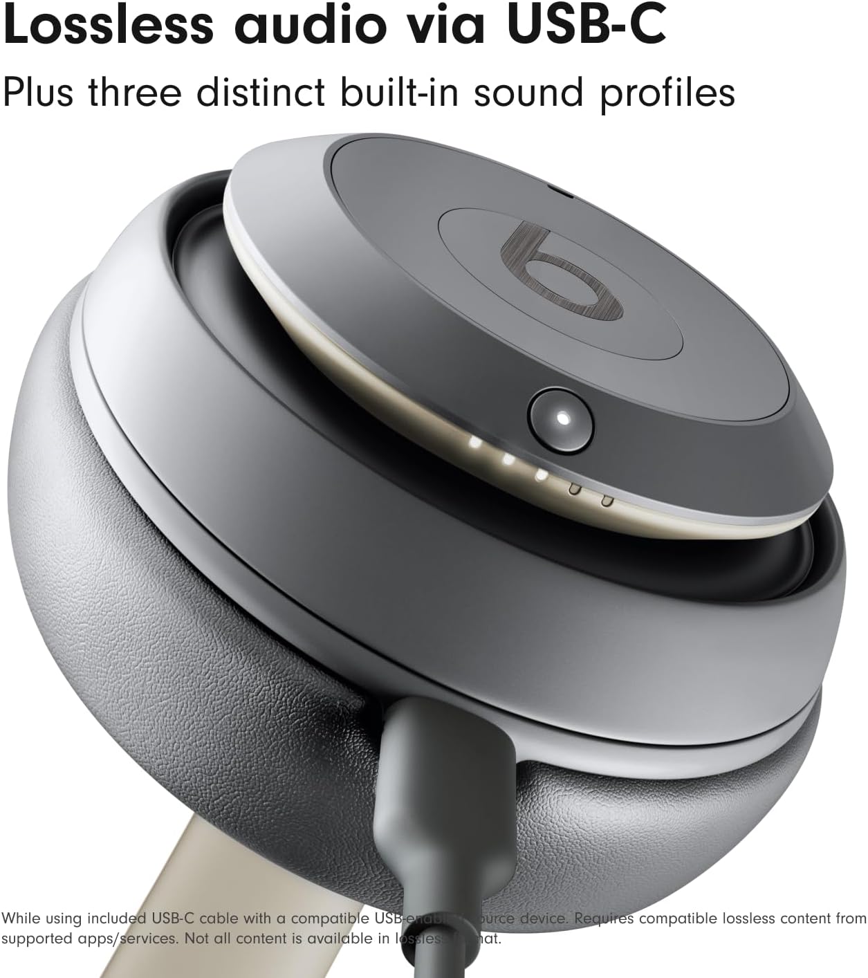 ANC Bluetooth Over Ear Headphones Spatial Audio USB C Lossless 40H