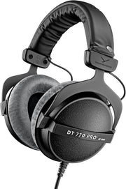 Closed Back Studio Monitoring Headphones 80 Ohm Over Ear High Resolution Sound