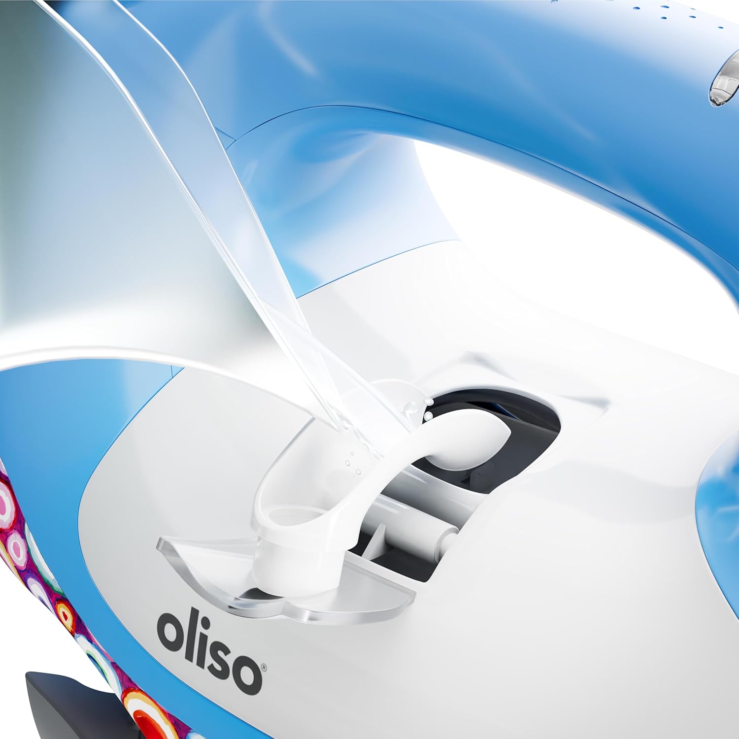 Smart Steam Iron 2400W Auto Lift Ceramic Soleplate Precision Tip