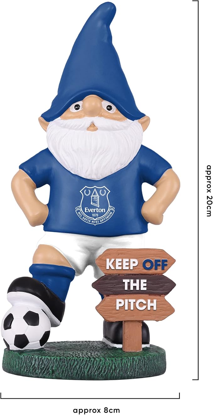 Football Garden Gnome Ornament Keep Off Pitch Fan Decor 20cm