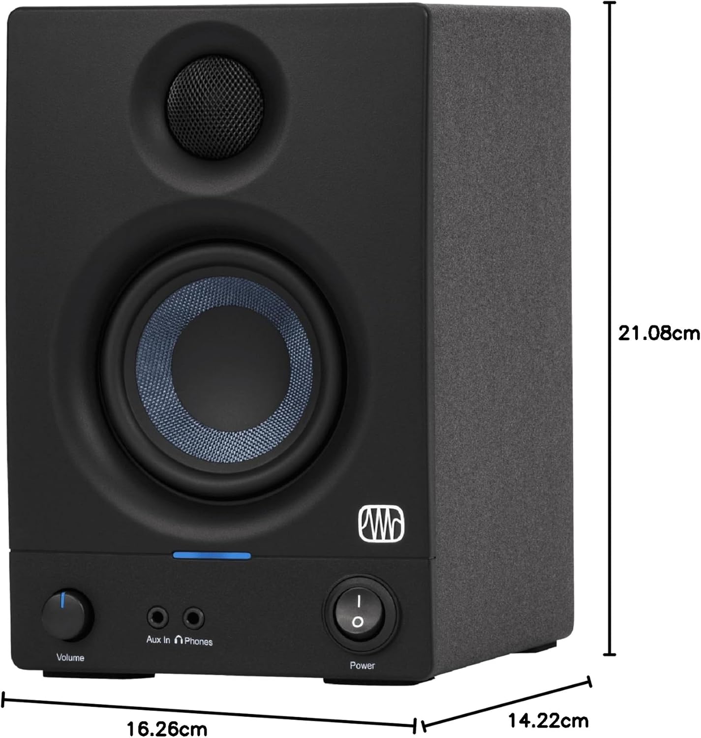 Powered Studio Monitor Speakers 3.5 Inch 50W Desktop Audio Pair