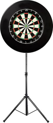 Dartboard Stand Set Sisal Board Surround Adjustable Home Kit
