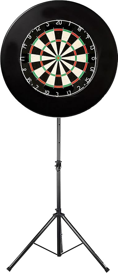 Portable Dartboard Stand Tripod Adjustable Steel Mount Heavy Duty