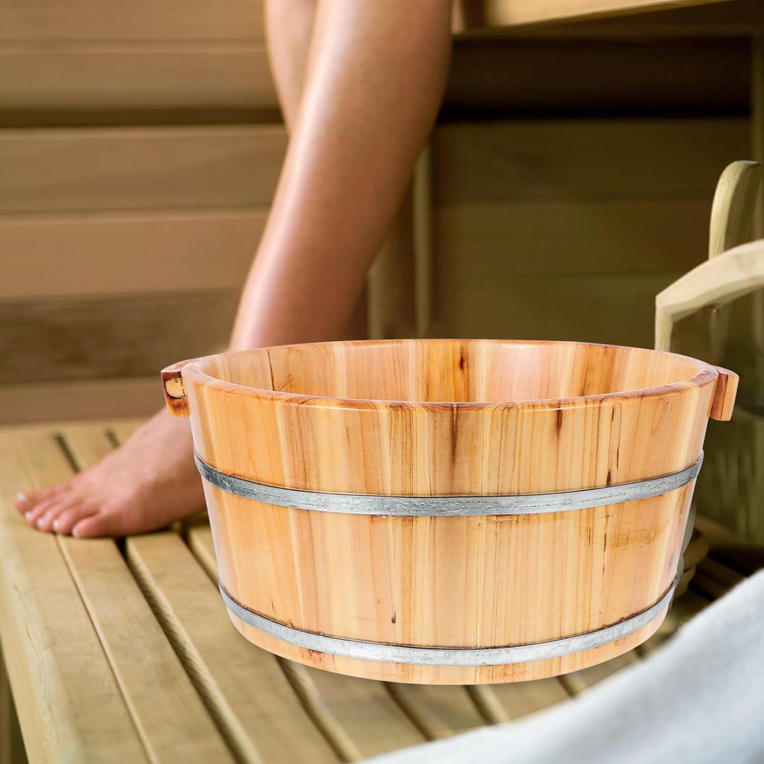 Foot Bath Basin Portable Pedicure Soak Tub Lightweight Spa Bucket