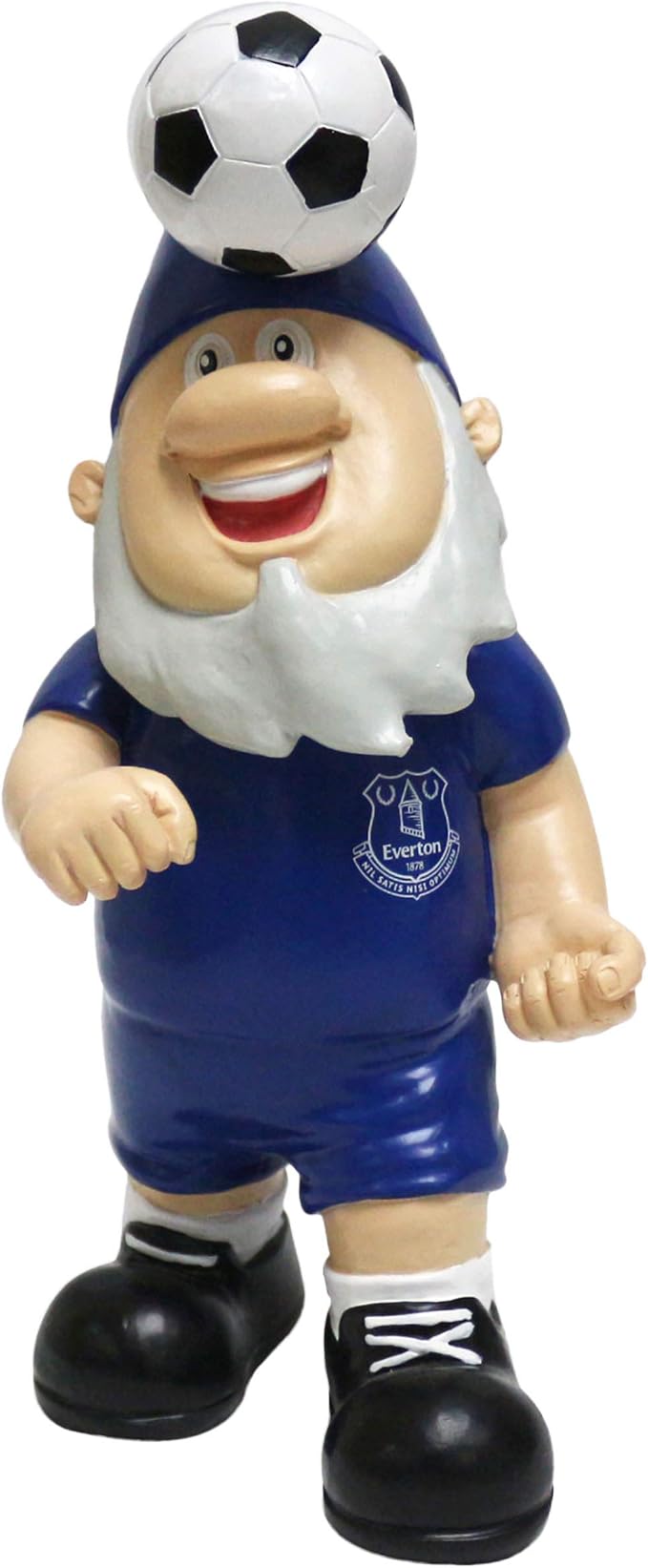 Soccer Fan Gnome Header Ball Garden Ornament Football Decor 20cm