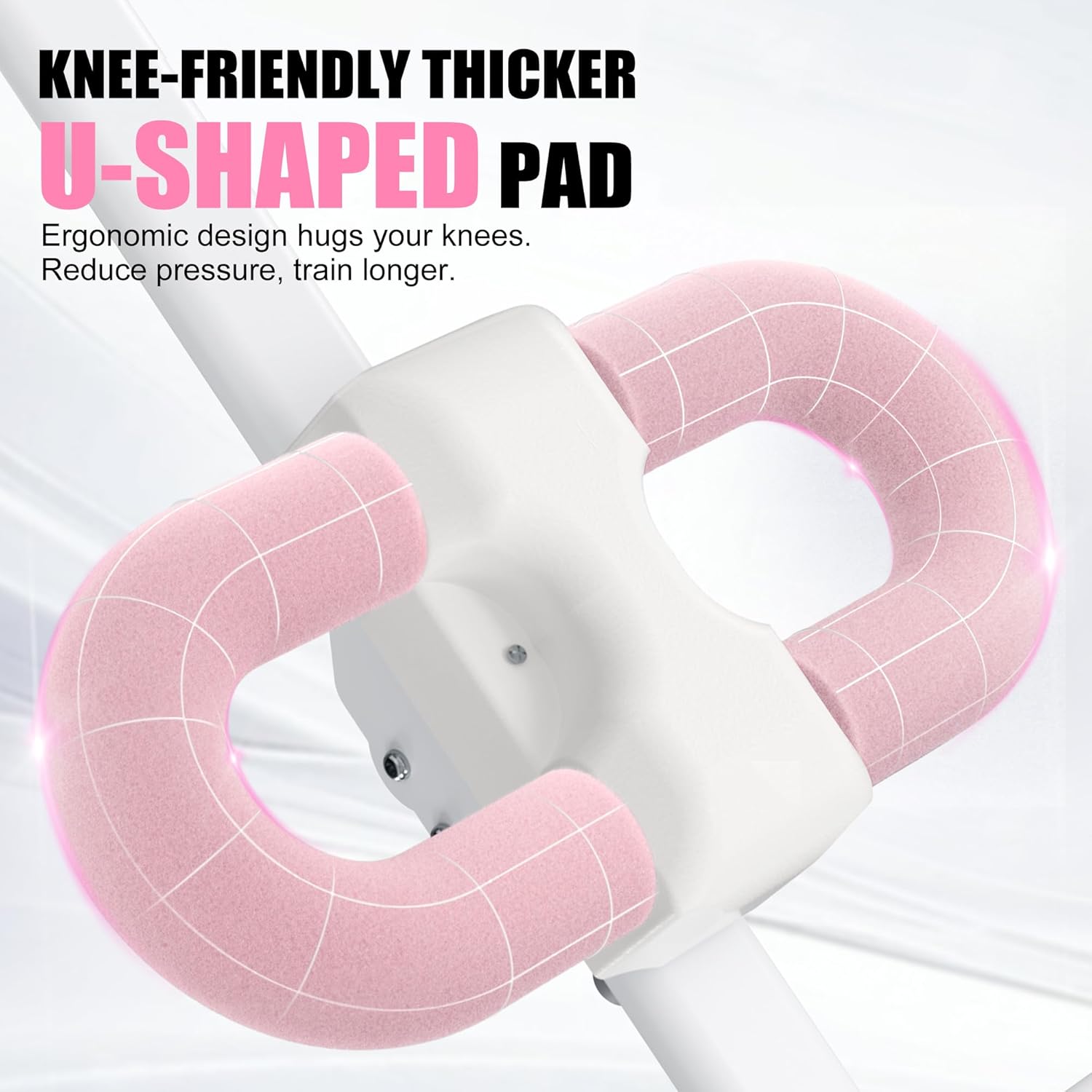 Adjustable Ab Trainer Machine Foldable Core Workout w/ LCD Monitor