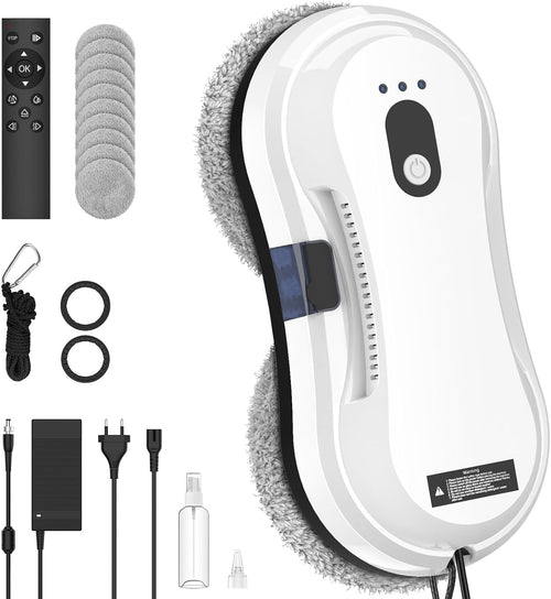 Window Cleaning Robot 5600Pa Spray Smart Glass Cleaner Remote