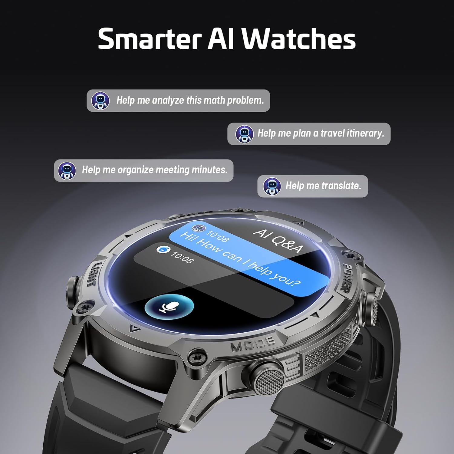 GPS Smart Watch Maps 178 Sports 21 Day Battery